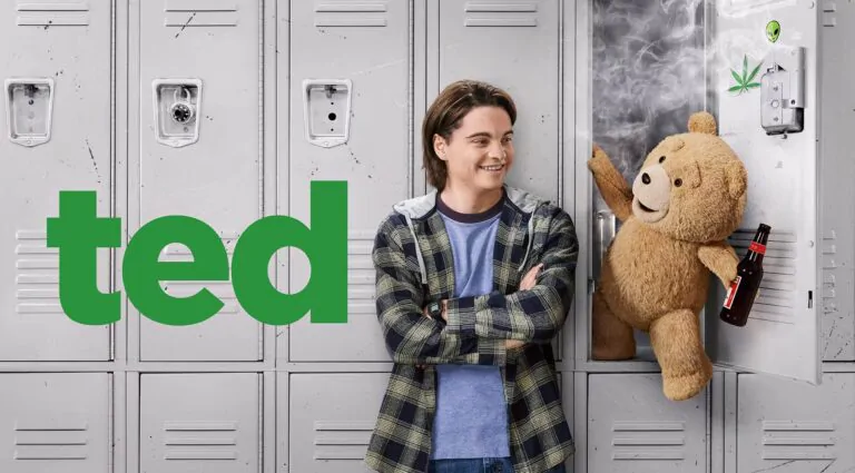 Горизонтальный постер первого сезона сериала Третий лишний (Тед)